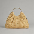 Vintage Studded Straw Hobo Bag - Shopdayla Wholesale - #9218