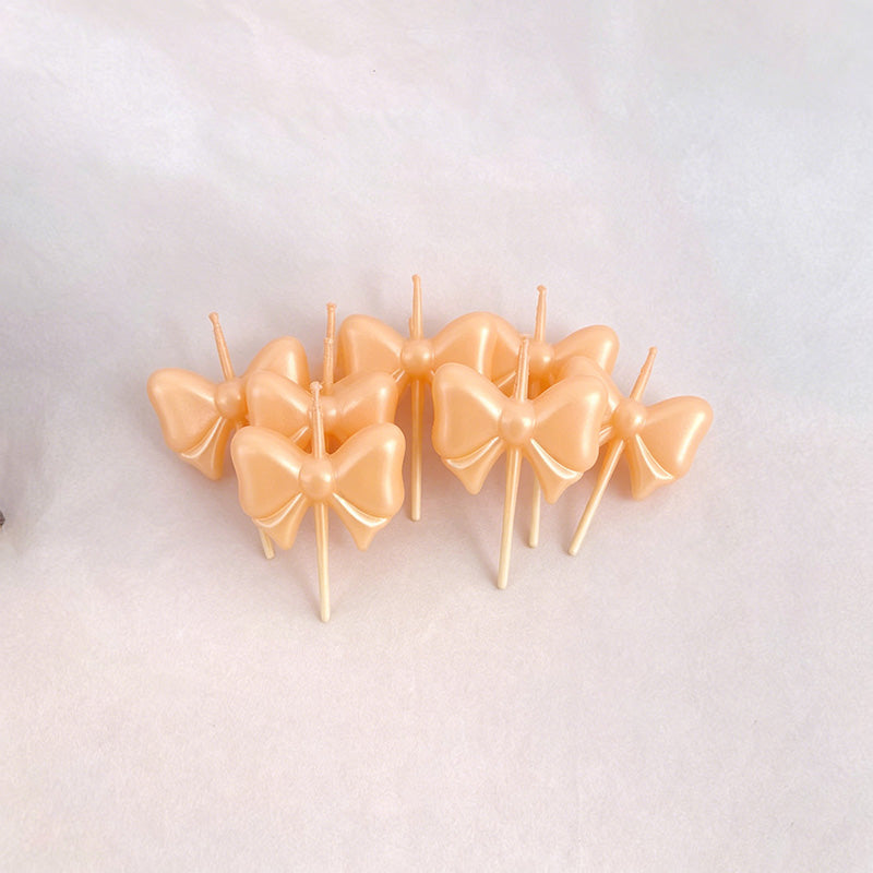 Bow Shaped Birthday Candles (5-Pack)