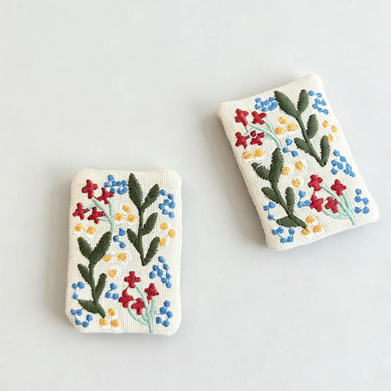 Embroidered Floral Bird Brooch - Shopdayla Wholesale - #9746