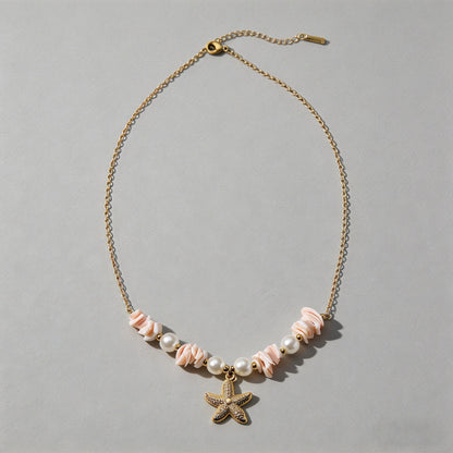 Beach Shell Pearl Stainless St - Shopdayla Wholesale - #6578