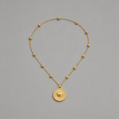 Heart Pendant Necklace - Shopdayla Wholesale - #0562