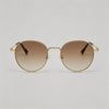 Gold Frame Champagne Lens / One Size