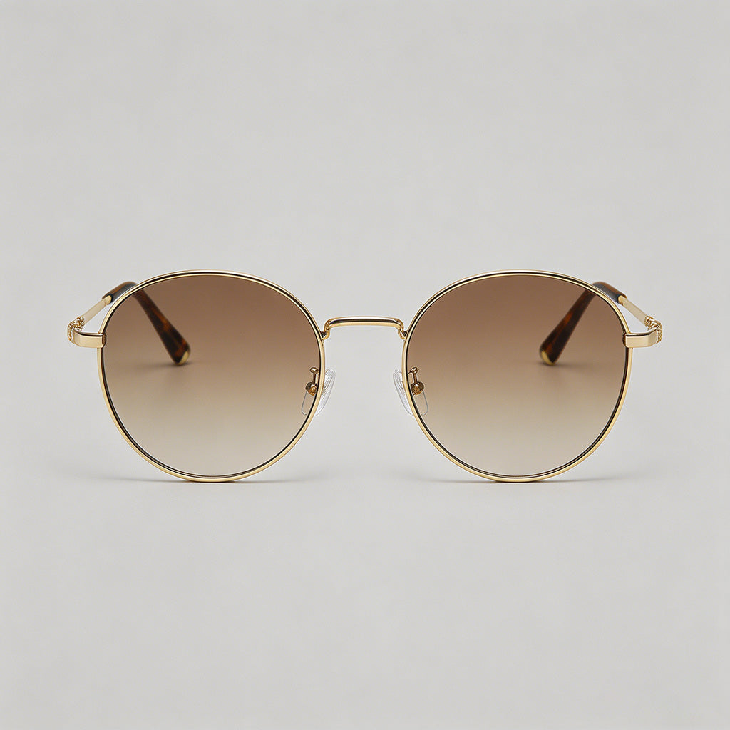 Round Metal Frame Sunglasses - Shopdayla Wholesale - #6402