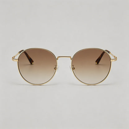 Round Metal Frame Sunglasses - Shopdayla Wholesale - #6402
