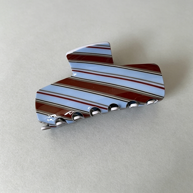 Elegant Retro Blue Brown Strip - Shopdayla Wholesale - #2514