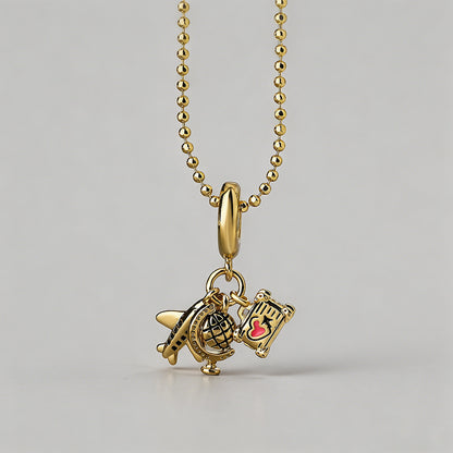 Whimsical Travel Charm Pendant - Shopdayla Wholesale - #2226