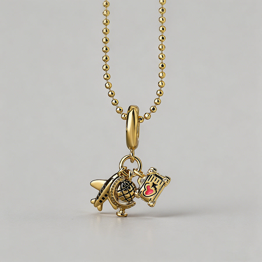 Whimsical Travel Charm Pendant - Shopdayla Wholesale - #2226