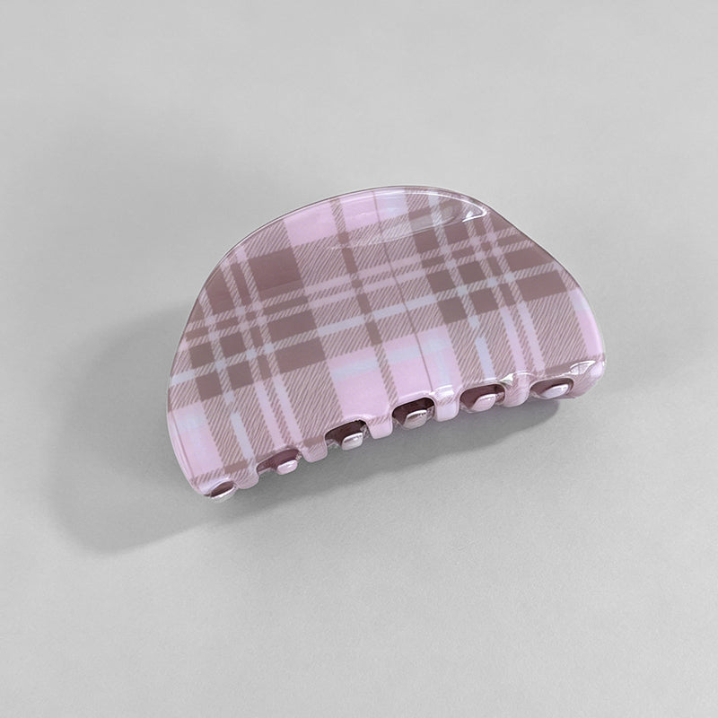 Gentle Pink-Brown Plaid Patter - Shopdayla Wholesale - #8946