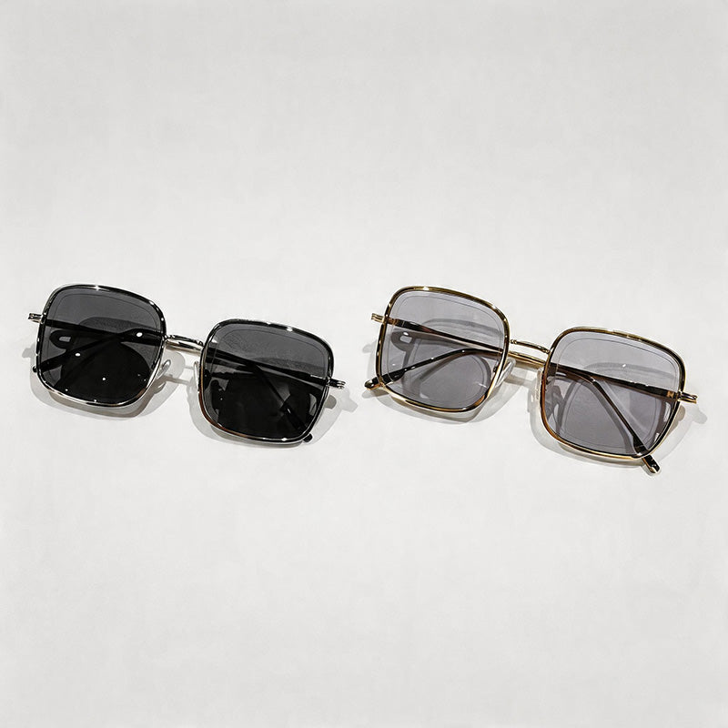 Square Metal Frame Sunglasses - Shopdayla Wholesale - #3106