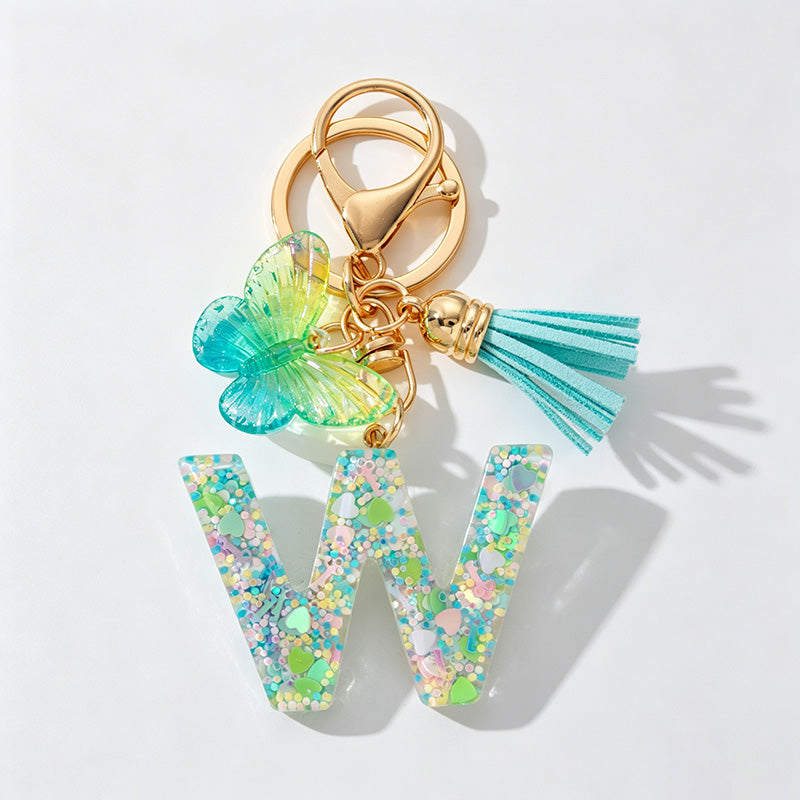 26PCS A-Z Glitter Resin Letter - Shopdayla Wholesale - #9394