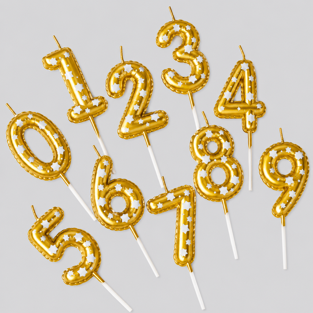 Gold Star Balloon Style Number - Shopdayla Wholesale - #5762