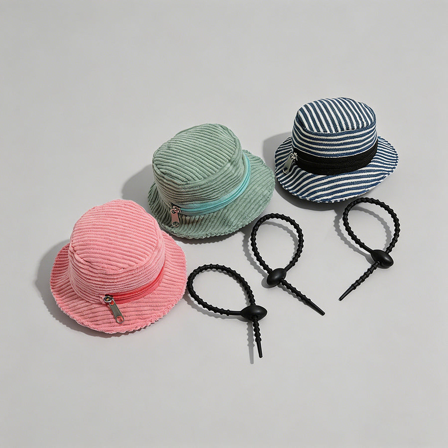 Corduroy Bucket Hat Shaped Min - Shopdayla Wholesale - #1810