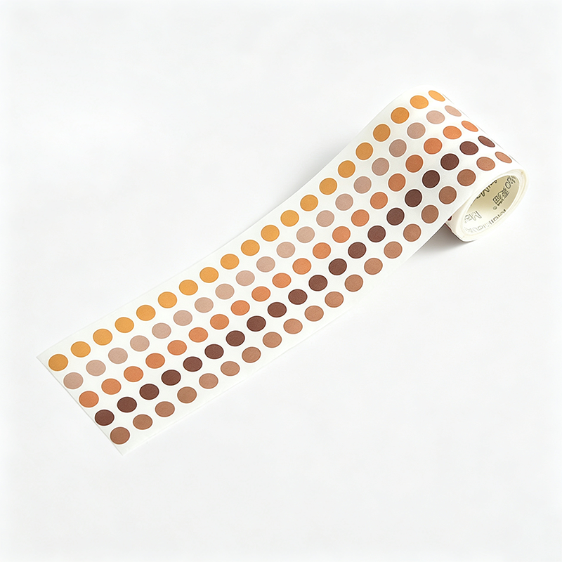 Color Dot Tape Circle Stickers