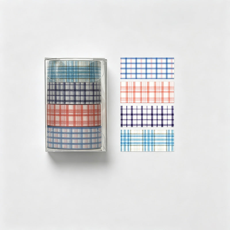 Plaid Washi Paper Tape Set