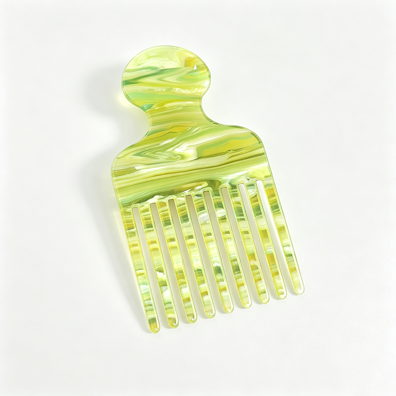 Acetate Wide Tooth Hair Pick Comb