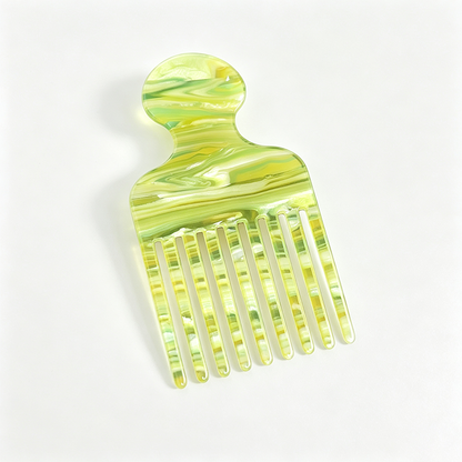 Acetate Wide Tooth Hair Pick Comb