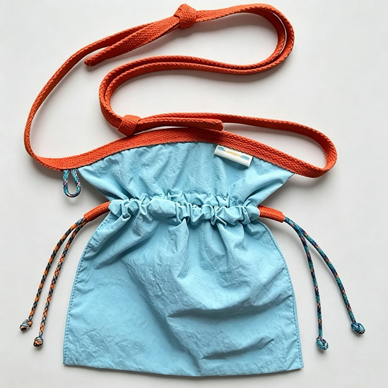 Vintage Nylon Drawstring Bucket Ring