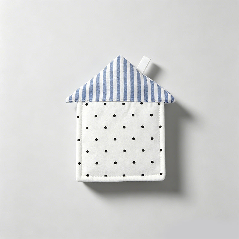 House Shaped Padded Fabric Heat Resistant Coaster