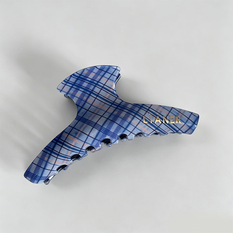 Sophisticated Blue Grid Patter - Shopdayla Wholesale - #8130