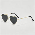 Heart Shaped Metal Frame Sunglasses