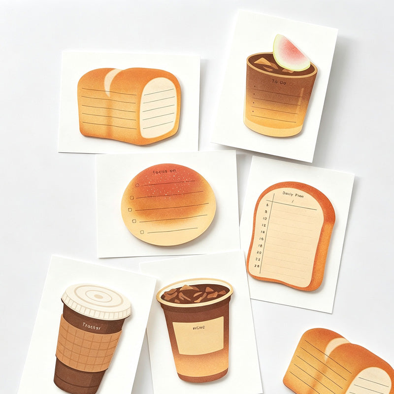Food Themed Shaped Sticky Note