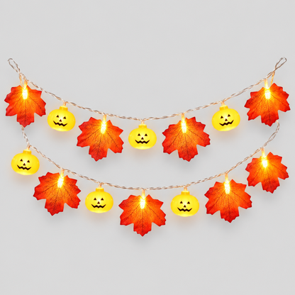 Maple Pumpkin Seasonal Decor LED Lights