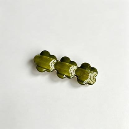 Flower‑Shape Alligator Hair Barrette