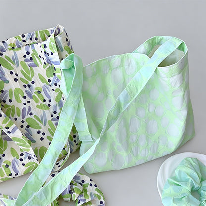 Natural Crinkle Tote Bag
