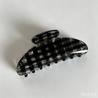 Plaid Claw Clip