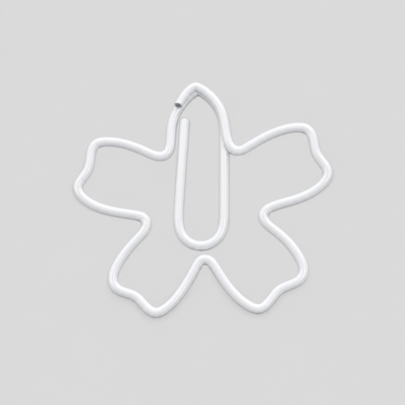 Colorful Blossom Paper Clips Set