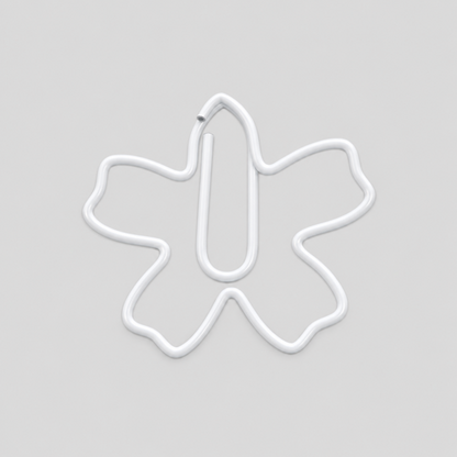 Colorful Blossom Paper Clips Set