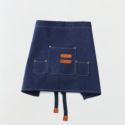 Canvas Three‑Pocket Waist Apron