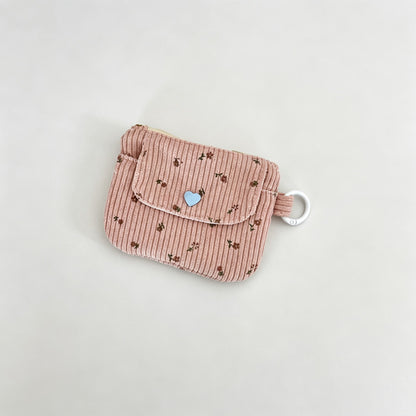 Floral Print Wallet Card Holder