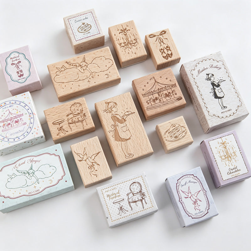 Wooden Rubber Stamp