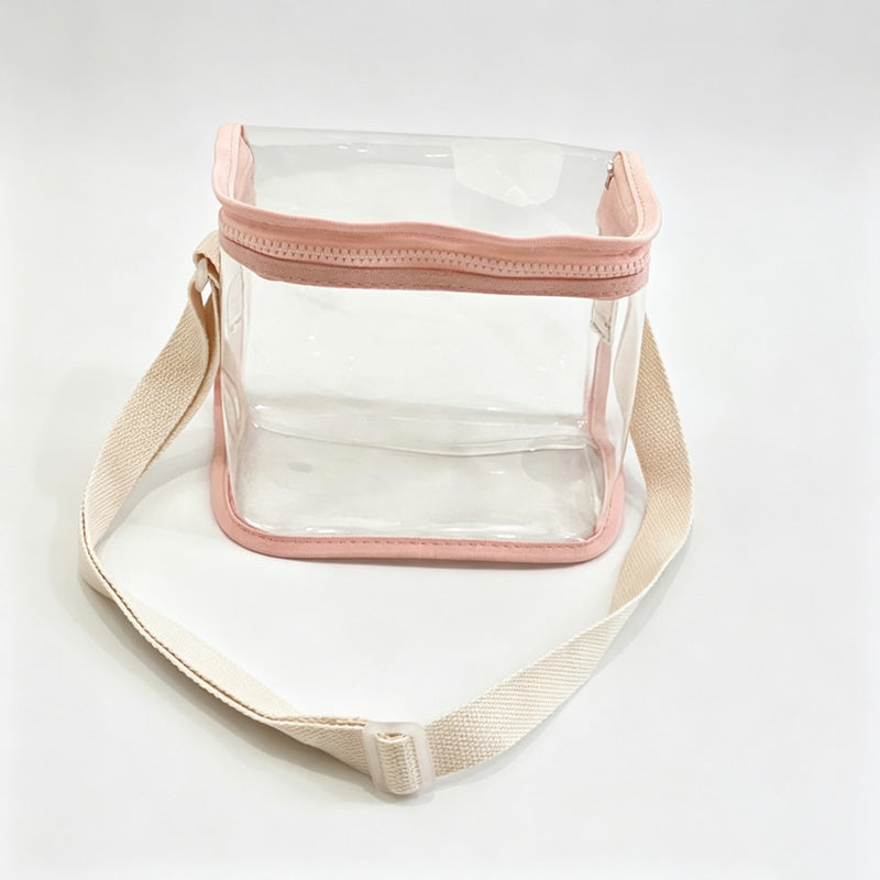 Clear PVC Crossbody Shoulder Pouch