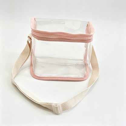 Clear PVC Crossbody Shoulder Pouch