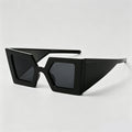 Oversized Wide Temple Irregular Square Futuristic Sunglasses
