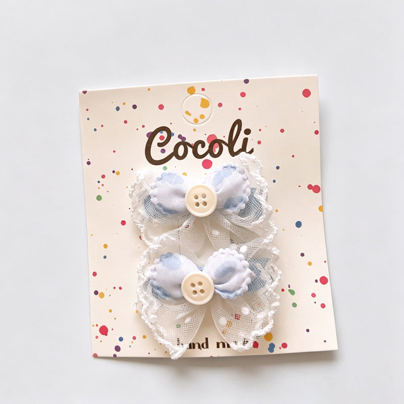 Lace Heart BB Hair Clips