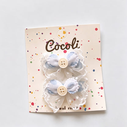 Lace Heart BB Hair Clips