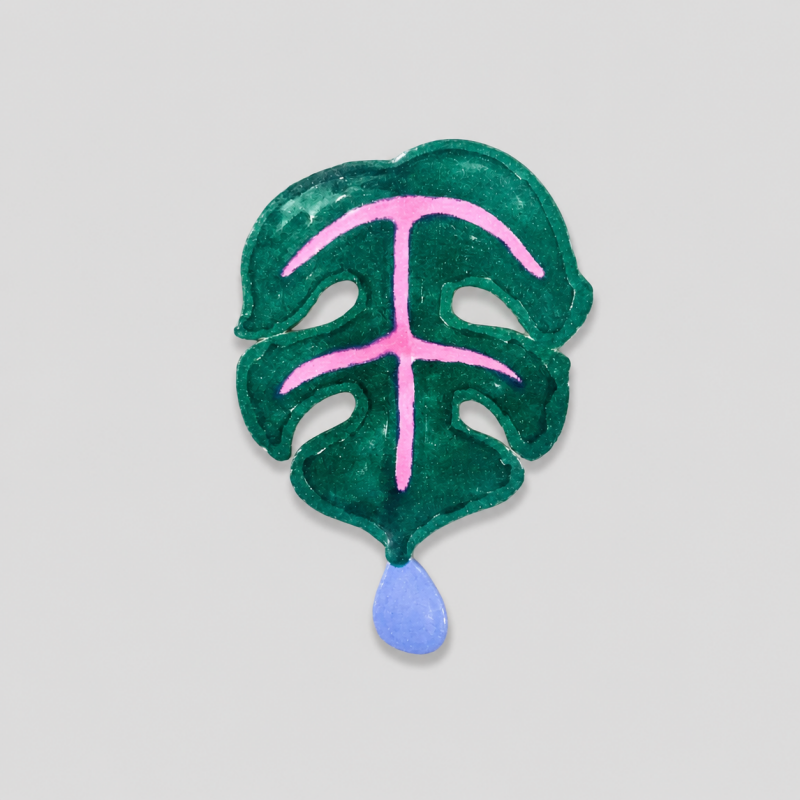 Printed Pattern Acrylic Fridge Magnet