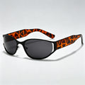 Hollow Oval Metal Y2K Women Sunglasses