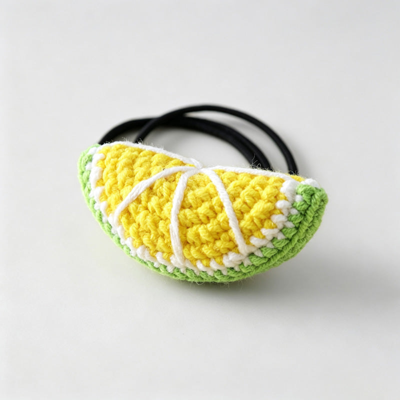 Crochet Fruit Hair Ties