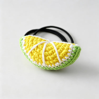 Crochet Fruit Hair Ties