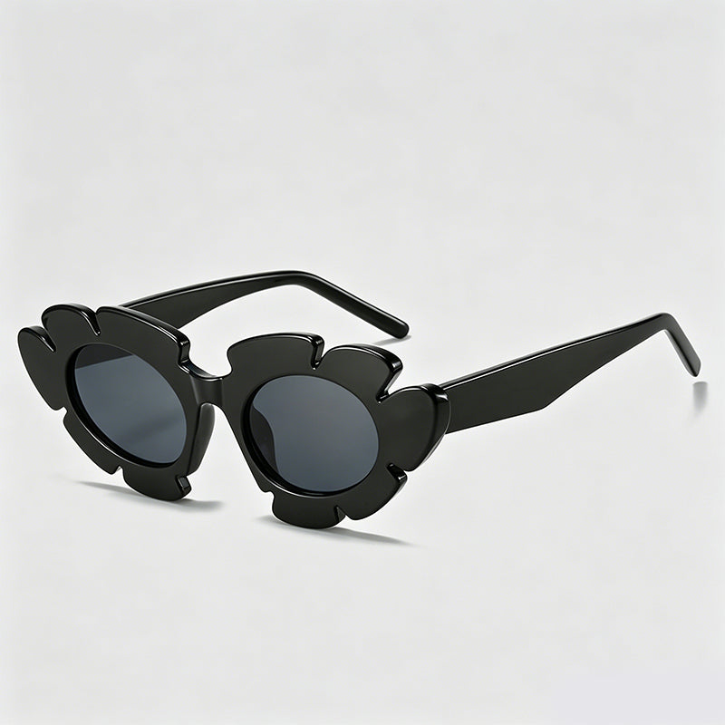 Flower Petal Frame Y2K Fashion Sunglasses