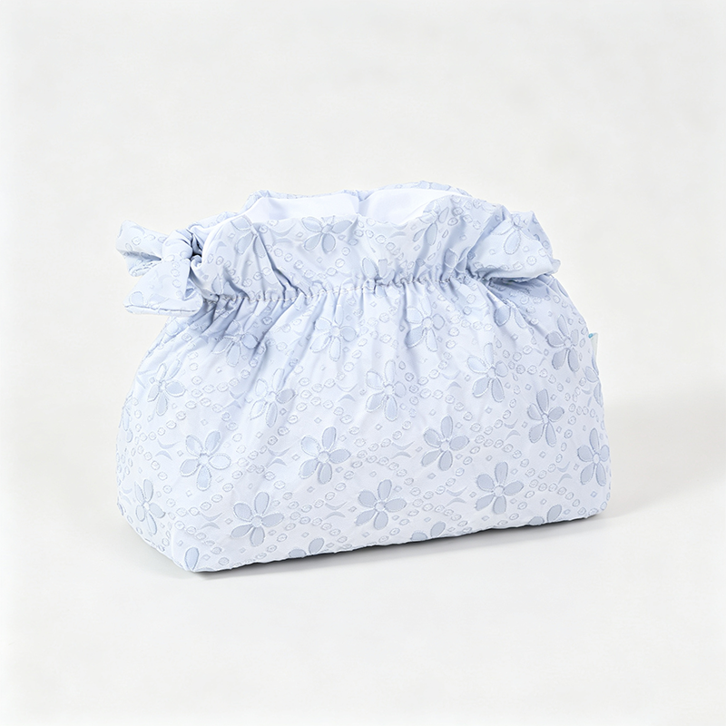Textured Cat Cosmetic Pouch