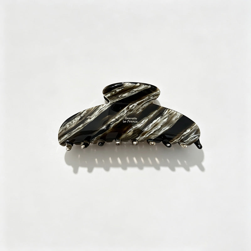 Leopard Marble Acetate Hair Claw