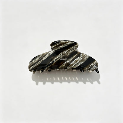 Leopard Marble Acetate Hair Claw