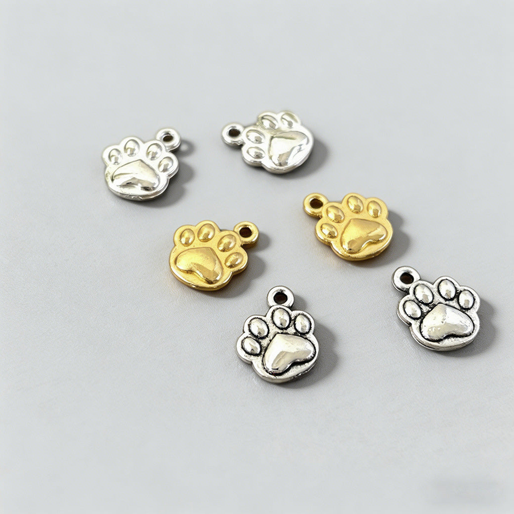 Adorable Alloy Cat Paw Print D - Shopdayla Wholesale - #1698