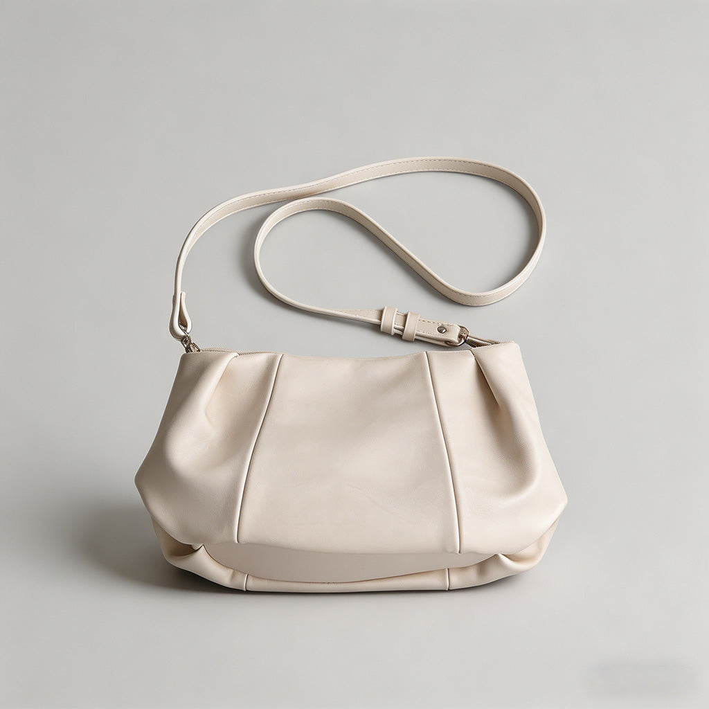 Soft Leather Ruched Shoulder B - Shopdayla Wholesale - #9490