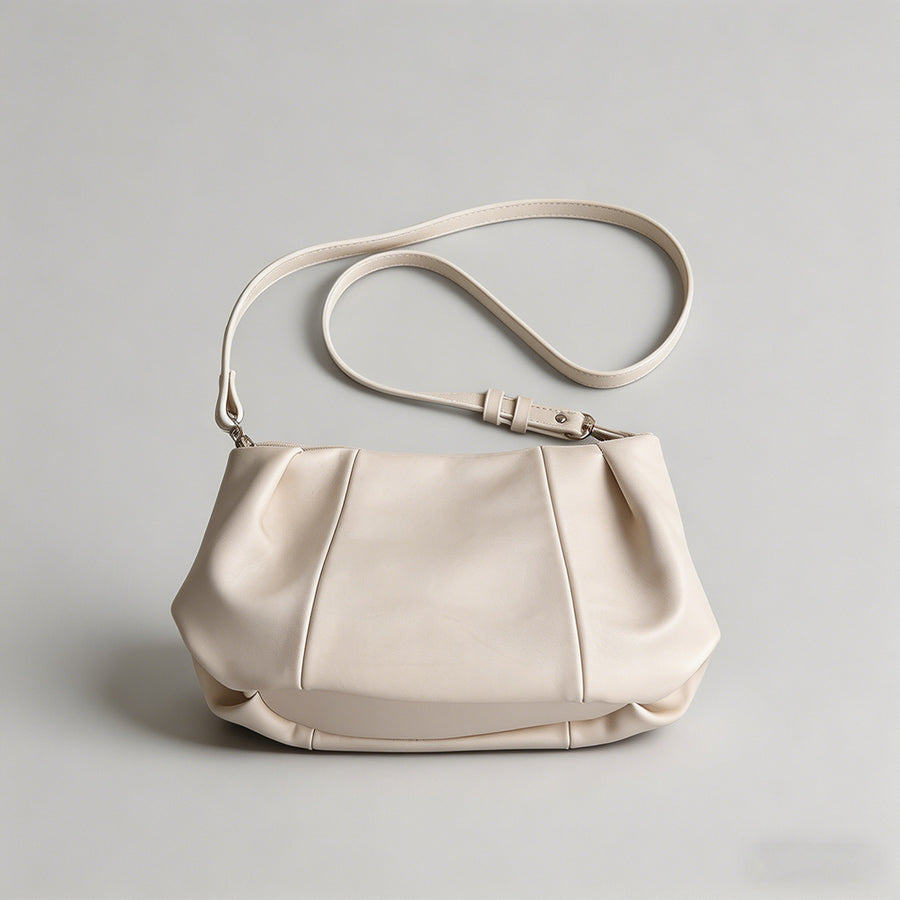 Soft Leather Ruched Shoulder B - Shopdayla Wholesale - #9490